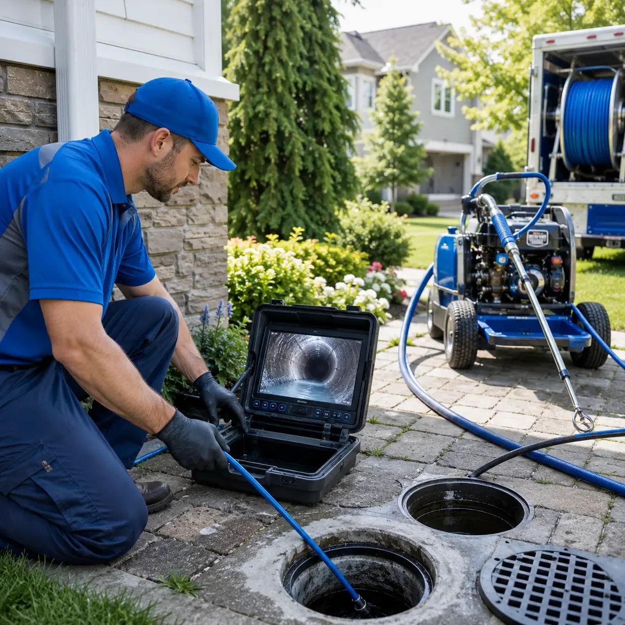 Outdoor drain cleaning professionals serving Lashmeet, WV